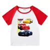Roupa de Verão Nova Infantil para Menino Roupa de Duas Peças Casual Esportiva Shorts de Ciclismo Camiseta de Manga Curta Shorts