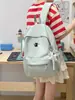 Mochila linda estilo coreano, fresca y elegante, para estudiantes mujeres, alto valor estético, ligera, gran capacidad, mochila escolar para chicas de secundaria