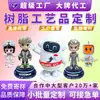 Artesanato Personalizado em Resina, Figuras de Caixa Surpresa Tendência de Alto Padrão Transfronteiriças, Bonecas, Enfeites para Carro e Mesa, Miniaturas Feitas Sob Medida