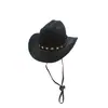 Mini sombrero de vaquero de peluche para gato mascota, sombrero para fiesta de mascotas, sombrero pequeño de fieltro nuevo, estilo vaquero para cachorro