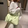 Bolsa Fitness Estilo Novo, Grande Capacidade, Impermeável, Duas Alças, Uma Alça, Bolsa Transversal, Mochila Esportiva de Viagem com Logo, Separação Seca e Úmida