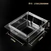 Caixa dobrável de furo duplo para pendurar, caixa blister transparente, caixa de embalagem plástica PET, caixa de espuma PET transparente para acessórios de ferragens, em estoque