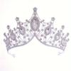 Explosiones de Verano 2024 Material de Aleación Galvanizada Moda Sencilla y Generosa Corona de Cumpleaños de Princesa Corona de Boda para Novia