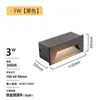 Luces de Esquina para Pared Exterior, Luces para Escalones, Luces de Rodapié, Luces Empotradas de Aluminio para Pasillo, Luces para Proyecto de Jardín en Villa, Luces Exteriores de Aluminio Fundido a Presión