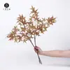 Venda Direta da Fábrica: Folhas de Bordo Artificiais de 77cm com Textura Realista, Adequadas para Projetos de Paisagismo Ecológico, Paisagismo com Plantas Verdes, Decoração de Casa e Arranjos Florais