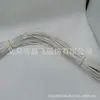 Corda laminada de couro PU perolada dourada e prateada de 2 mm, quatro dobras, acessórios DIY, fio para pulseira e colar, corda de couro, fabricantes de joias transfronteiriços