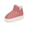 Zapatos Gruesos de Algodón para Pareja, Zapatos Antideslizantes de Suela Gruesa para Interior y Hogar, Zapatos Peludos para Hombre y Mujer, Pantuflas de Algodón de Caña Alta con Tacón