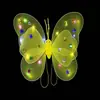 Asas de Borboleta conjunto de quatro peças fantasia de performance para menina adereços de performance asas de elfo anjo luminosas de camada dupla atacado