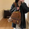 Mochila Escolar de Alto Diseño Estilo Coreano para Estudiantes de Secundaria y Preparatoria Femeninas, Mochila Ligera y Versátil para el Campus, Mochila de Viaje de Nicho de Moda