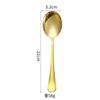 Cuchara Común Gruesa de Acero Inoxidable 1010 Mango Largo Platos Tenedor Colador Común Platos Platos Cuchara Compartida de Autoservicio