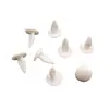 Vendas Diretas de Fábrica M4*10 Pregos de Fixação de Plástico Rebites de Barra de Luz LED Dura Fivela de Substrato de Alumínio Branco