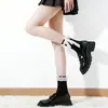 Meias Curtas Fofas com Renda para Primavera e Verão, Meias Lolita Brancas com Laço, Meias Slouch Doces Versáteis Estilo Ballet