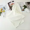 Calça Feminina Wide Leg 2026 Nova Primavera e Outono Reta de Veludo Cotelê Casual Cintura Alta Solta Comprimento Total para Figuras Baixas