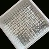 Mosaicos de vidrio de espejo de corte diamante de 13 lados, colocados juntos con tiras de borde, pegatinas de pared para recibidor y fondo de TV