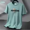 Camiseta de Manga Corta de Seda de Hielo para Hombre 2025 Nuevo Verano Talla Grande Deportiva de Secado Rápido Camiseta Top para Hombre