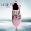 Sapatos de segurança femininos para todas as estações, adequados para uso transfronteiriço, com biqueira de aço e sola macia que não cansa os pés