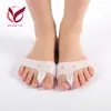 Silicone Separador de Dedos do Pé Valgo do Polegar Ortese Correção do Hallux Correção da Forma do Pé Ortese Corretora de Dedos do Pé