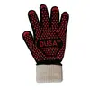 Fábrica de Barbacoa Suministro Directo Amazon en Stock Guantes de Alta Temperatura Barbacoa Barbacoa Horno de Microondas Guantes Protectores de Seguridad