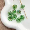 Bolo Saia Estilo Quadrinhos Contas de Vidro Transparente Contas Soltas DIY Pulseira Feita à Mão Colar Material para Contas