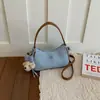 Bolsa de Mezclilla Shuai Mijia para Mujer Verano 2026 Nuevo Bolso Cruzado de Nicho Bolso de Mano para Salir al Trabajo Bolsa Tote Pequeña