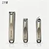 Cortaúñas de Artesanía Fina Alemana Set de Tijeras para Uñas para Hombres y Mujeres Cortaúñas Individual para el Hogar Boca Inclinada Herramienta de Manicura Set Completo