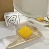 Vela de Aromaterapia Limão Queijo Adereços Criativos para Fotos Lembrancinhas de Casamento Vela de Soja Atmosférica Luminosa Feita à Mão