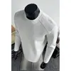 Camiseta de Manga Larga Pesada Moda Americana Primavera/Otoño 2026 Marca de Tendencia para Hombre Versátil Prenda Base Hombro Normal Ropa Hombre
