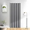 Cortina de puerta cortina divisoria cortina opaca instalación sin perforaciones un juego completo uso en dormitorio hogar divisor de habitación cortina cortavientos para aire acondicionado