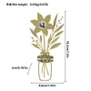 Portavelas Plegable de Hierro Acrílico Innovador Vela de Aromaterapia Muy Recomendado Pared de Flores Colgante Nuevo Producto Transfronterizo
