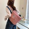 Bolsa Bucket de Pana Celebrant de Internet 2022 Nueva Bolsa de Hombro de Gran Capacidad Estilo Coreano Bolso Simple Comercio Exterior Bolso de Mujer