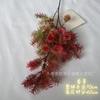 Plantas Verdes Simuladas de Vainilla, Pino Gordo, Decoración de Boda, Decoración del Hogar, Arreglo Floral, Accesorios para Fotografía al Aire Libre, Materiales Florales