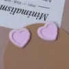 Doce e Versátil Colorido Pelúcia Coração Duplo Patch de Coração Grampo de Cabelo Acessórios para Cabelo Brincos Acessórios de Joias Artesanais DIY para Mulheres