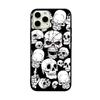 Adecuado para Apple 16 Halloween Diablo Grabado Pintado 14 Pro Max Calavera TPU + PC Funda para Teléfono Móvil Fabricante