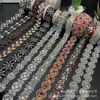 Pedrería Vidrio Resina Adhesivo Termofusible Diamante Caliente Forma Especial Código de Barras Cuello Cinta de Encaje Accesorios para Ropa Joyería DIY