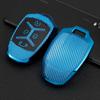 Una generación de cabello dedicada a Lingke 01 02 03 05 cubierta protectora para llave de coche hebilla patrón de fibra de carbono de alta gama