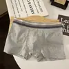 Nuevos calzoncillos tipo bóxer para hombre con tacto de algodón 10A antibacterianos talla grande transpirables de cuatro esquinas paquete de 4