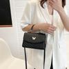 Bolsas de Alta Qualidade para Mulheres 2025 Nova Moda Popular Cor Pura Bolsa Versátil de Mão Bolsa Transversal de Ombro Único Bolsa Quadrada Pequena