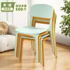 Silla de Comedor de Plástico Engrosada Wwxm484 Taburete Moderno Simple con Respaldo Silla para Mesa de Comedor Nórdica para el Hogar Cómoda para Sentarse Largo