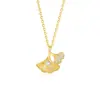 Collar de Plata de Ley S925 Tres Generaciones de Suerte para Mujer Lujo Accesible Exquisito Versátil Elegante Cadena de Clavícula Simple de Gama Alta
