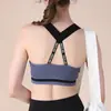 Rebaja de Fin de Temporada Sujetador Deportivo de Soporte a Prueba de Golpes con Espalda Transpirable y Letras, Ropa Interior Deportiva para Pilates Yoga