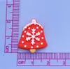 Accesorios de resina de Navidad de dibujos animados DIY parche para funda de teléfono de pegamento de crema Accesorios para el cabello de muñeco de nieve y alce de Navidad