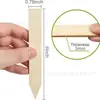 Señales de Jardinería de Madera, Etiquetas para Flores, Etiquetas DIY en Blanco Escribibles en Varias Formas, Etiquetas de Nombres