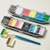 Paleta Lavable Profesional de 6 Compartimentos para Pintura Corporal Transfronteriza Pintura Facial Infantil Mundo de la Ópera Copa del Mundo Raya Arcoíris