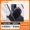 Máquina de esquí con resistencia al viento para entrenamiento de fuerza de brazos, entrenador de jalón alto de doble brazo con resistencia ajustable, máquina de esquí comercial para ejercicio aeróbico