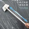 Cepillo de baño extraíble, cepillo multiusos para azulejos de pared, cepillo de esponja para vidrio, cepillo de limpieza, cepillo de piso descontaminante de mango largo