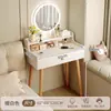 Pequena Penteadeira Minimalista Moderna para Quarto, Novo Modelo 2025, Adequada para Apartamentos de Aluguel, Simples Mesa de Maquiagem 60cm
