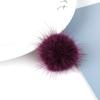 Bola de Pelo de Visón, Bola de Pelo de Conejo, Pinza para el Pelo de Zorro y Conejo Rex, Clips para Pendientes Materiales DIY, Accesorios para Joyería Hecha a Mano