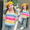 Ropa para Niñas Sudadera Primavera y Otoño 2024 Nuevo Estilo Bebé Niña Otoño Ropa Infantil Estilo Occidental Otoño Top Delgado