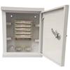 Caja de distribución de cable de 100 a 100 para pared, venta al por mayor de fábrica, caja de distribución telefónica para tarjeta de pasillo, caja de distribución de corriente débil logarítmica grande para interiores