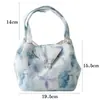 Bolsa para Set de Té Hecha a Mano de Tela Moji, Bolsa Grande para Guardar Set de Té para Viajes al Aire Libre, Bolso de Mano para Mujer, Bolsa Portátil Estilo Chino